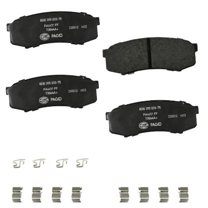 Picture of HELLA Brakes Disc Brake Pad Set - 355033751