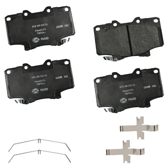 Picture of HELLA Brakes Disc Brake Pad Set - 355033761
