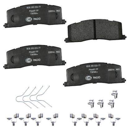 Picture of HELLA Brakes Disc Brake Pad Set - 355033771