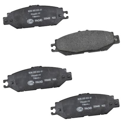 Picture of HELLA Brakes Disc Brake Pad Set - 355033811