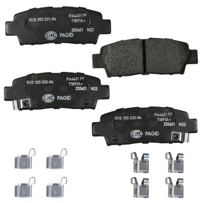 Picture of HELLA Brakes Disc Brake Pad Set - 355033841