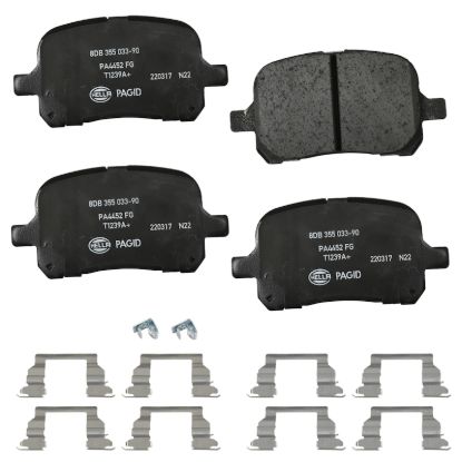 Picture of HELLA Brakes Disc Brake Pad Set - 355033901