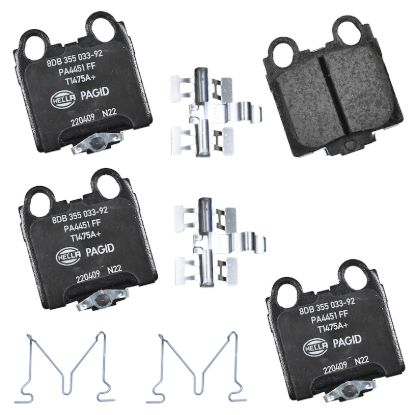 Picture of HELLA Brakes Disc Brake Pad Set - 355033921