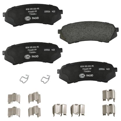 Picture of HELLA Brakes Disc Brake Pad Set - 355033951
