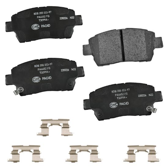 Picture of HELLA Brakes Disc Brake Pad Set - 355033971