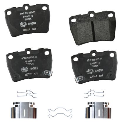 Picture of HELLA Brakes Disc Brake Pad Set - 355033991