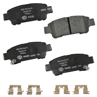 Picture of HELLA Brakes Disc Brake Pad Set - 355034011