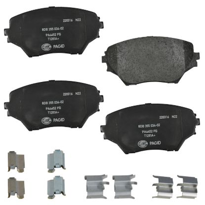 Picture of HELLA Brakes Disc Brake Pad Set - 355034021