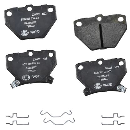 Picture of HELLA Brakes Disc Brake Pad Set - 355034031