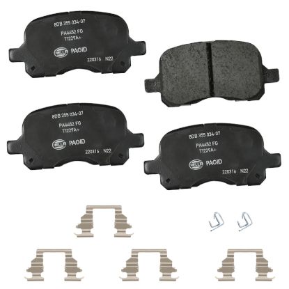 Picture of HELLA Brakes Disc Brake Pad Set - 355034071