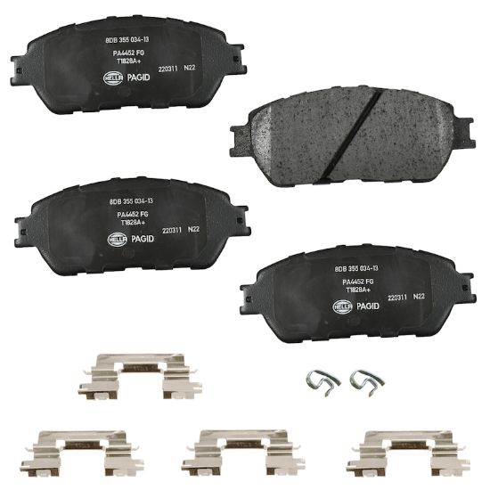 Picture of HELLA Brakes Disc Brake Pad Set - 355034131