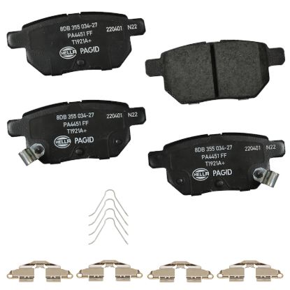 Picture of HELLA Brakes Disc Brake Pad Set - 355034271