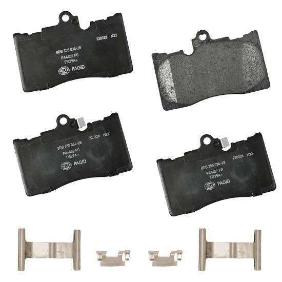 Picture of HELLA Brakes Disc Brake Pad Set - 355034281