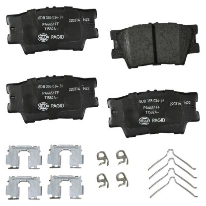 Picture of HELLA Brakes Disc Brake Pad Set - 355034311