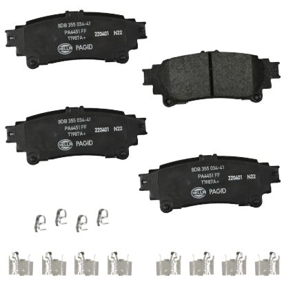 Picture of HELLA Brakes Disc Brake Pad Set - 355034411