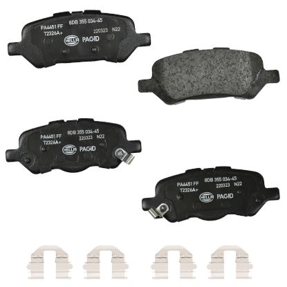 Picture of HELLA Brakes Disc Brake Pad Set - 355034451