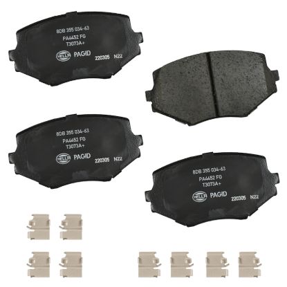 Picture of HELLA Brakes Disc Brake Pad Set - 355034631