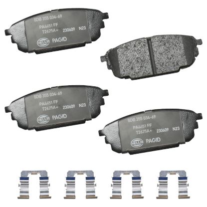 Picture of HELLA Brakes Disc Brake Pad Set - 355034691