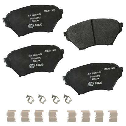 Picture of HELLA Brakes Disc Brake Pad Set - 355034711