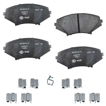 Picture of HELLA Brakes Disc Brake Pad Set - 355034741