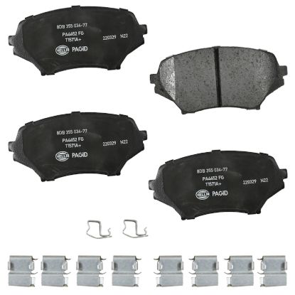 Picture of HELLA Brakes Disc Brake Pad Set - 355034771