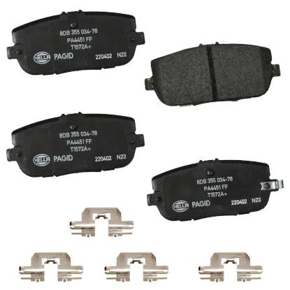 Picture of HELLA Brakes Disc Brake Pad Set - 355034781