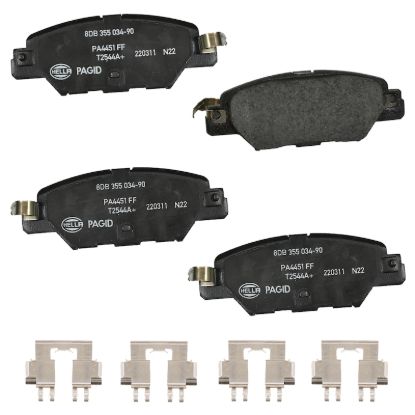 Picture of HELLA Brakes Disc Brake Pad Set - 355034901