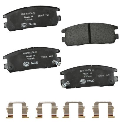 Picture of HELLA Brakes Disc Brake Pad Set - 355034931