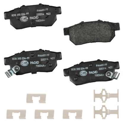 Picture of HELLA Brakes Disc Brake Pad Set - 355034991