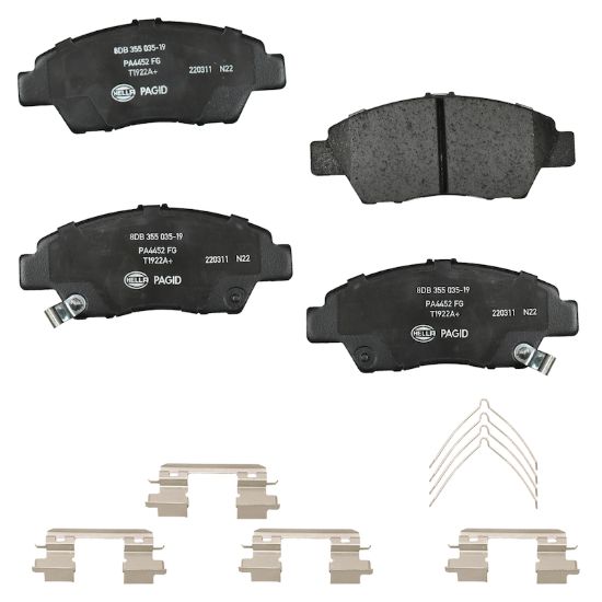 Picture of HELLA Brakes Disc Brake Pad Set - 355035191