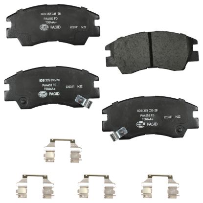 Picture of HELLA Brakes Disc Brake Pad Set - 355035281