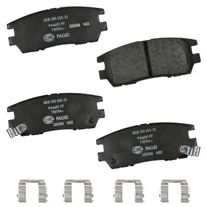 Picture of HELLA Brakes Disc Brake Pad Set - 355035331