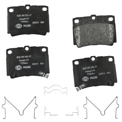 Picture of HELLA Brakes Disc Brake Pad Set - 355035371