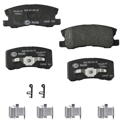 Picture of HELLA Brakes Disc Brake Pad Set - 355035381