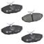 Picture of HELLA Brakes Disc Brake Pad Set - 355042101