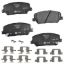 Picture of HELLA Brakes Disc Brake Pad Set - 355043811