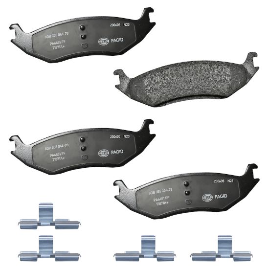 Picture of HELLA Brakes Disc Brake Pad Set - 355044781