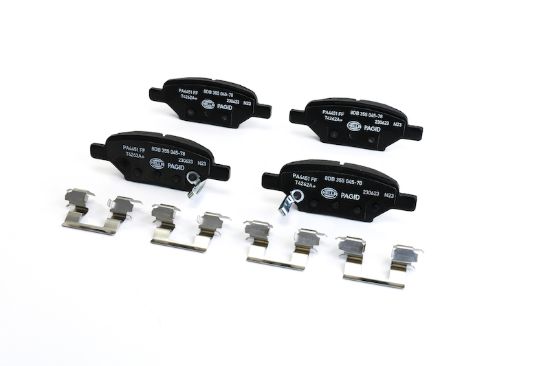 Picture of HELLA Brakes Disc Brake Pad Set - 355045781