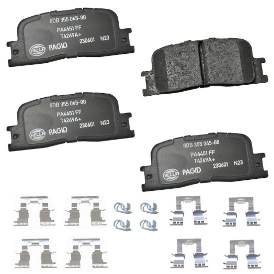 Picture of HELLA Brakes Disc Brake Pad Set - 355045881
