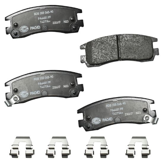 Picture of HELLA Brakes Disc Brake Pad Set - 355045901