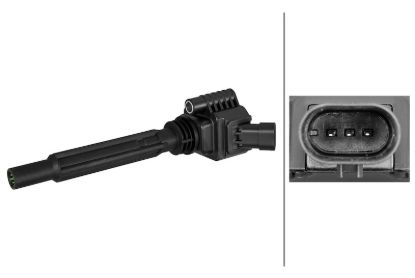 Picture of Hella Direct Ignition Coil - 358101611