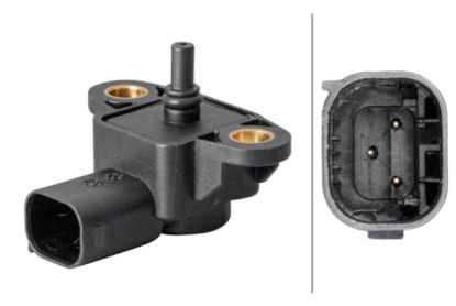 Picture of Hella Turbocharger Boost Sensor - 358152071