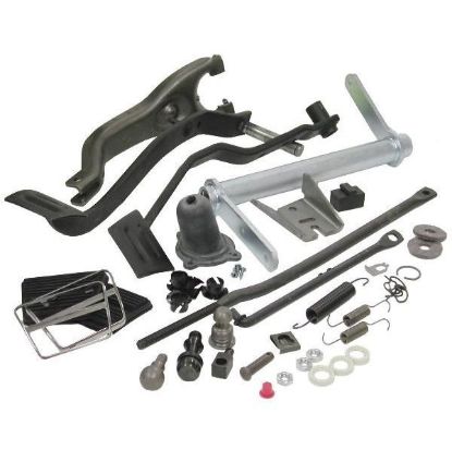 Picture of Silver Sport Transmissions Brake and Clutch Pedal Assembly - PAGP-PE30