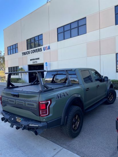 Picture of Truck Covers USA Tonneau Cover / Truck Bed Rack Kit - AX-534