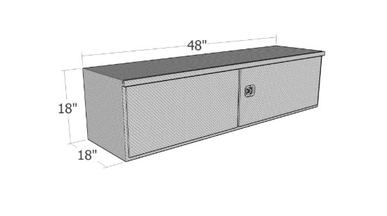 Picture of Unique Truck Accessories Truck Tool Box - HBD1848