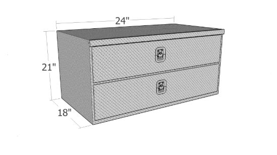 Picture of Unique Truck Accessories Truck Tool Box - HD2124