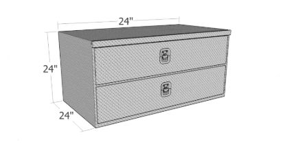 Picture of Unique Truck Accessories Truck Tool Box - HDD24