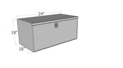 Picture of Unique Truck Accessories Truck Tool Box - HUB1824