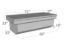 Picture of Unique Truck Accessories Truck Bed Storage Box Lid - RB120FL-BT