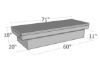 Picture of Unique Truck Accessories Truck Bed Storage Box Lid - RB127FL